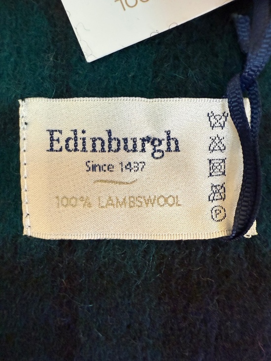 Edinburgh Lambswool Collection Scarf NWT – Black Watch Tartan - Made in Scotland - Picture 8 of 11